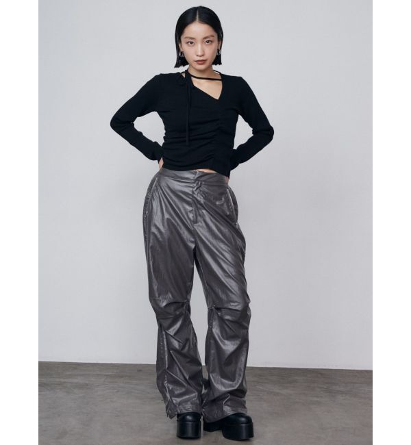 EMODA「チョーカーギャザーフィットニット」|ニット・セーター|