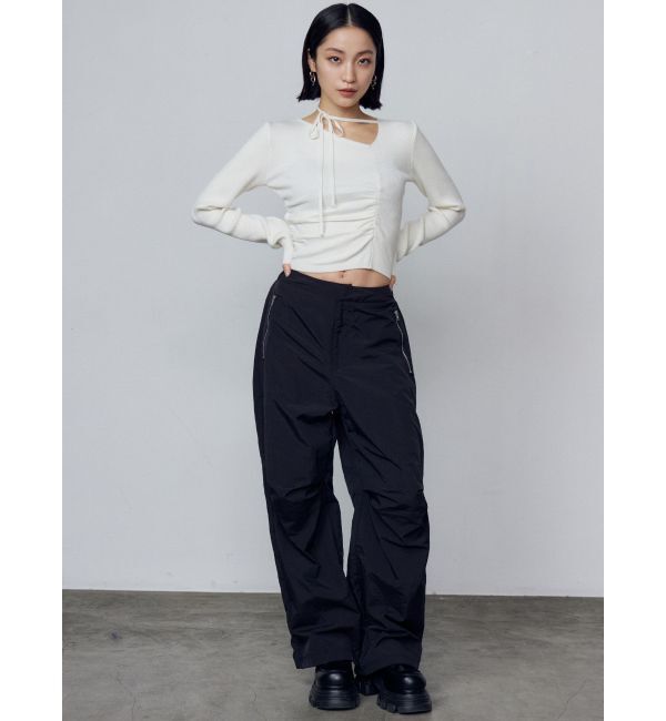 EMODA「チョーカーギャザーフィットニット」|ニット・セーター|