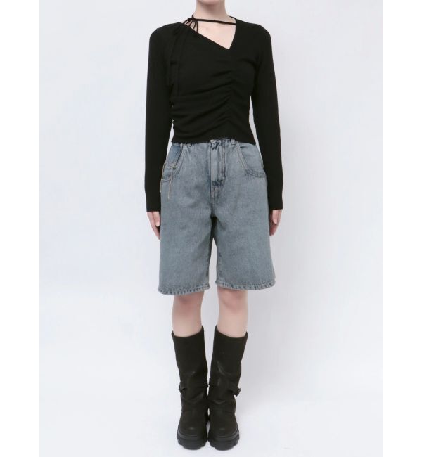 EMODA「チョーカーギャザーフィットニット」|ニット・セーター|