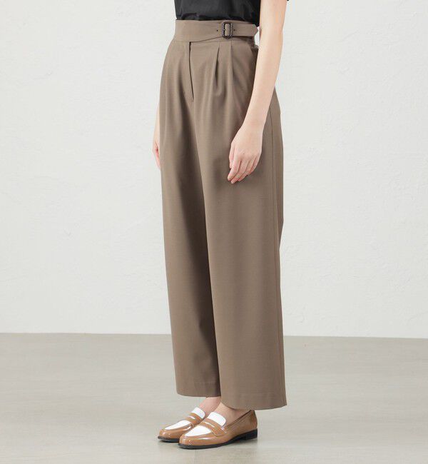 MACKINTOSH PHILOSOPHY「ハイウエストグルカパンツ」|スラックス|