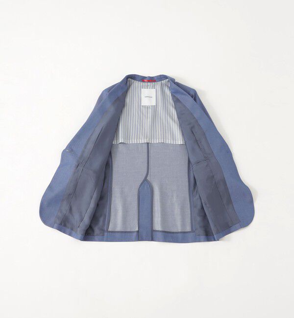  「【セットアップ対応】デニムハーフスリーブジャケット」|テーラードジャケット|