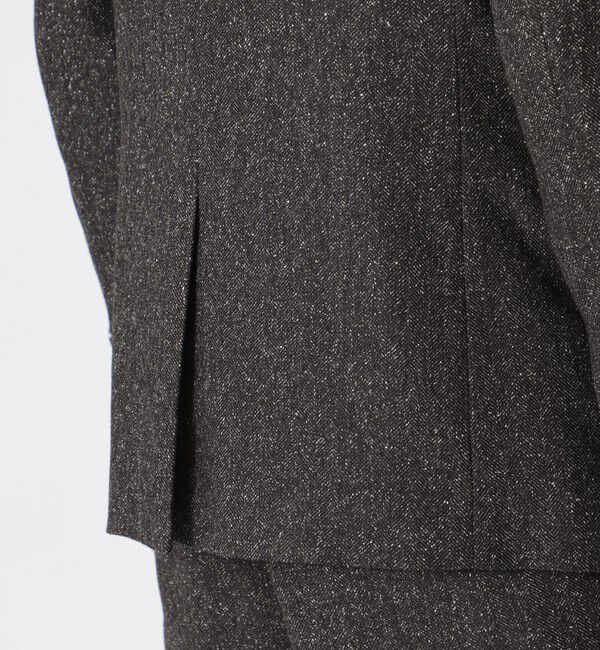  「ベルベットコンビシルクネップジャケット」|テーラードジャケット|