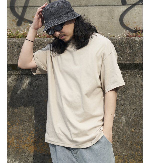 VENCE share style「【American Apparel】6.0oz USA COTTON ユニセックスハーフスリーブＴ」|Tシャツ・カットソー|ベージュ