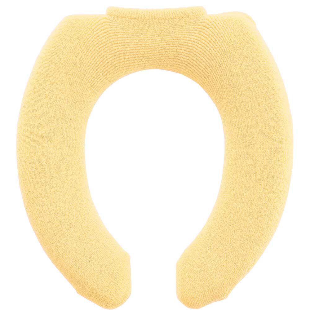 BACKYARD FAMILY「便座カバー U型 トイレカバー 通販 U型便座カバー トイレ便座カバー トイレ カバー 便座マット」|トイレタリー・ランドリーグッズ|イエロー1