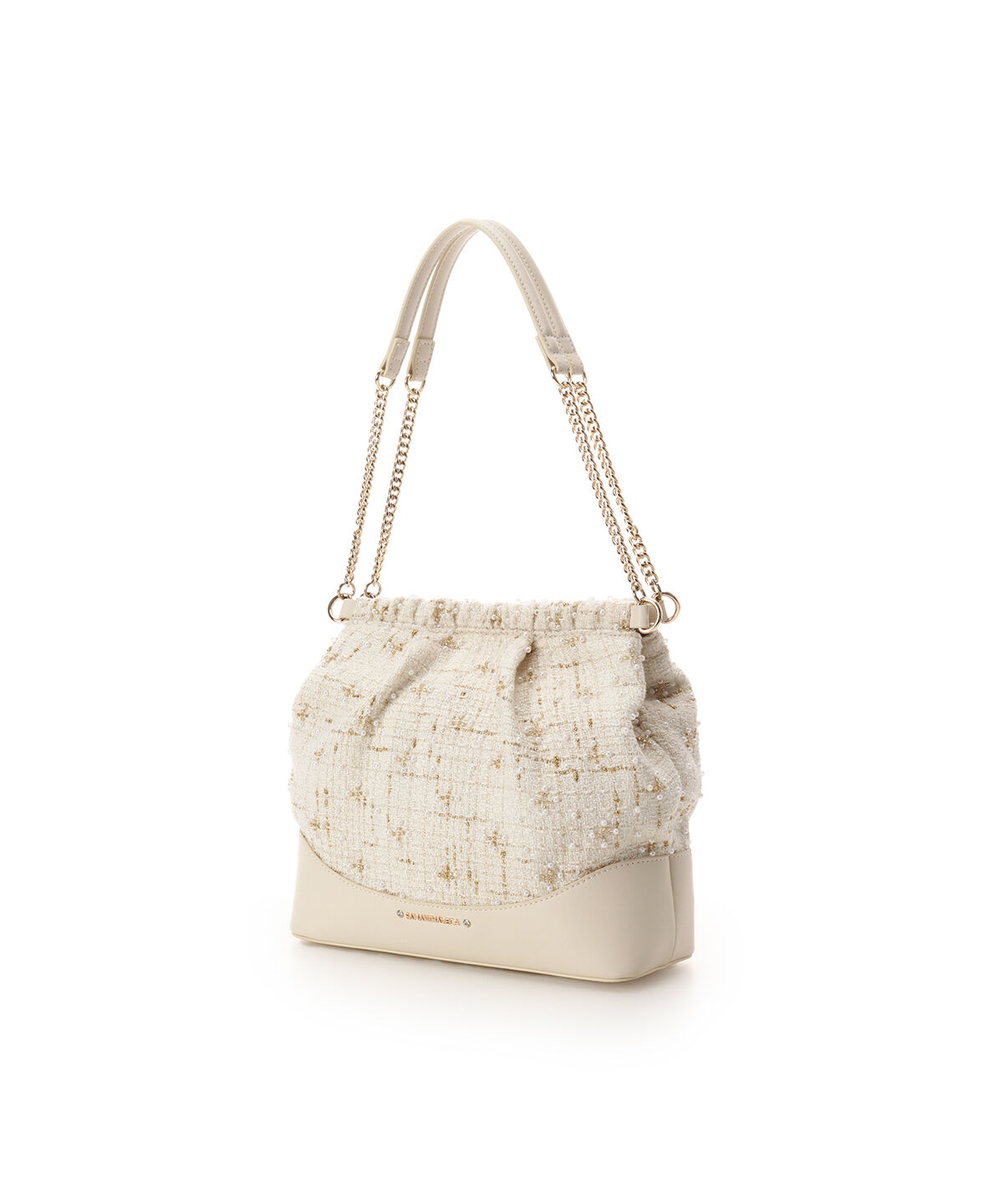 Samantha Vega「ツイードチェーンハンドバッグ」|ハンドバッグ|
