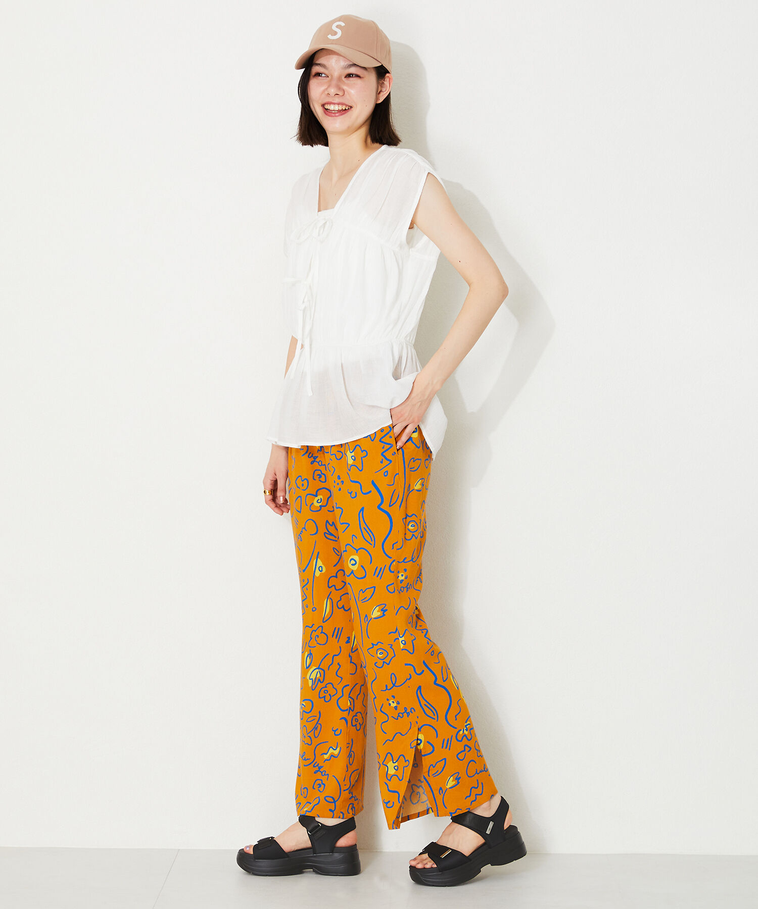 WA Oriental TRaffic「【追加】ダブルベルトスポーツサンダル/42207 スポサン 柔らかい 人気 軽い トレンド 厚底 再入荷」|サンダル|