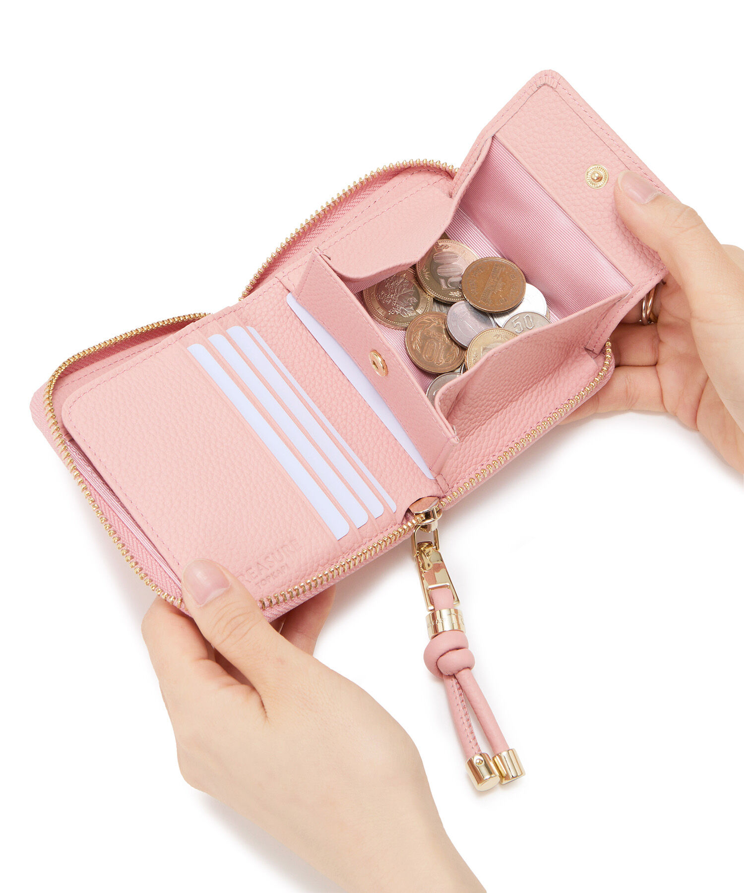 TOPKAPI TREASURE「【TREASURE TOPKAPI】シュリンクレザー 二つ折り 財布」|財布|