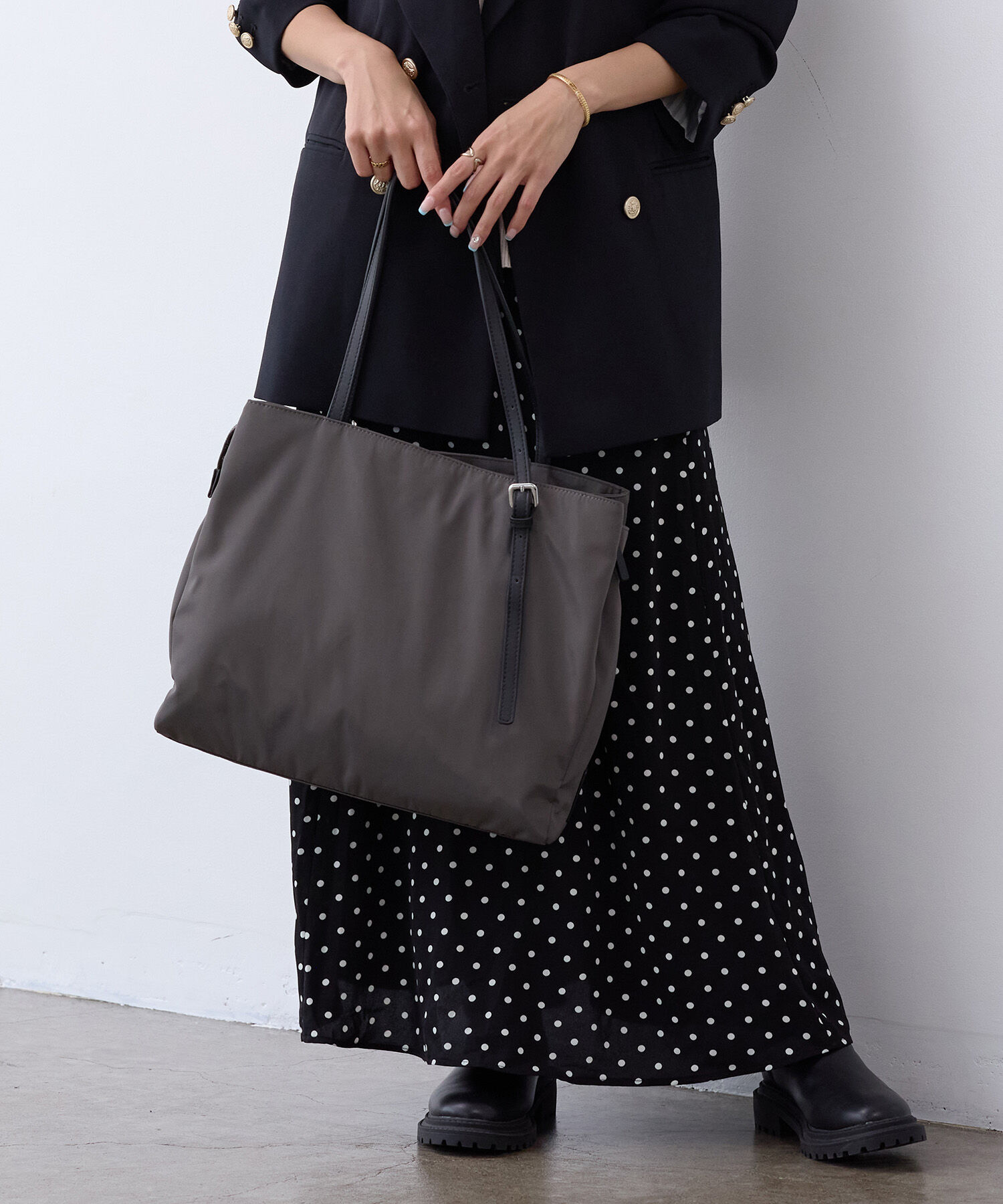 TOPKAPI TREASURE「【TREASURE TOPKAPI】ナイロン スクエア A4 トートバッグ」|トートバッグ|