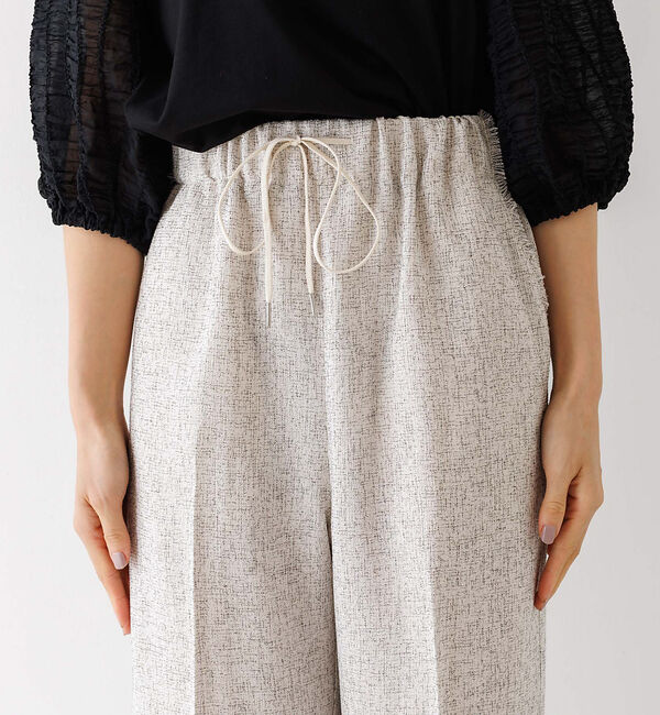 abahouse mavie「【セットアップ対応】ライトツィードワイドパンツ」|その他|