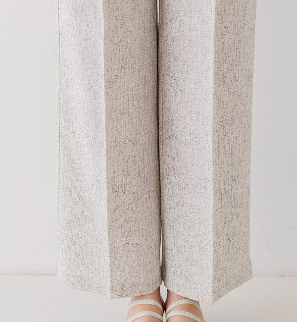 abahouse mavie「【セットアップ対応】ライトツィードワイドパンツ」|その他|