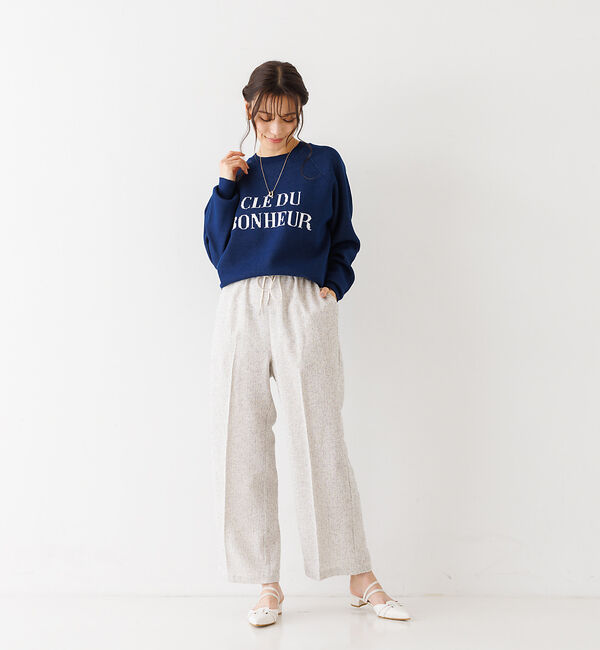 abahouse mavie「【セットアップ対応】ライトツィードワイドパンツ」|その他|