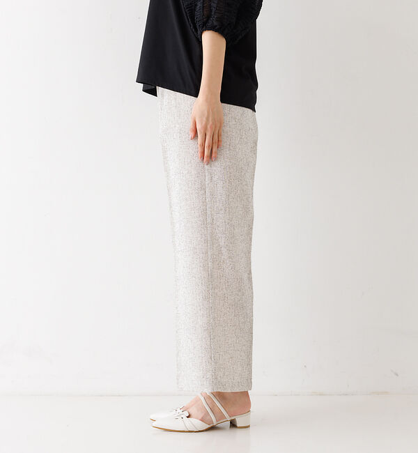 abahouse mavie「【セットアップ対応】ライトツィードワイドパンツ」|その他|