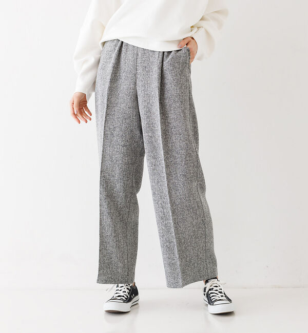 abahouse mavie「【セットアップ対応】ライトツィードワイドパンツ」|その他|