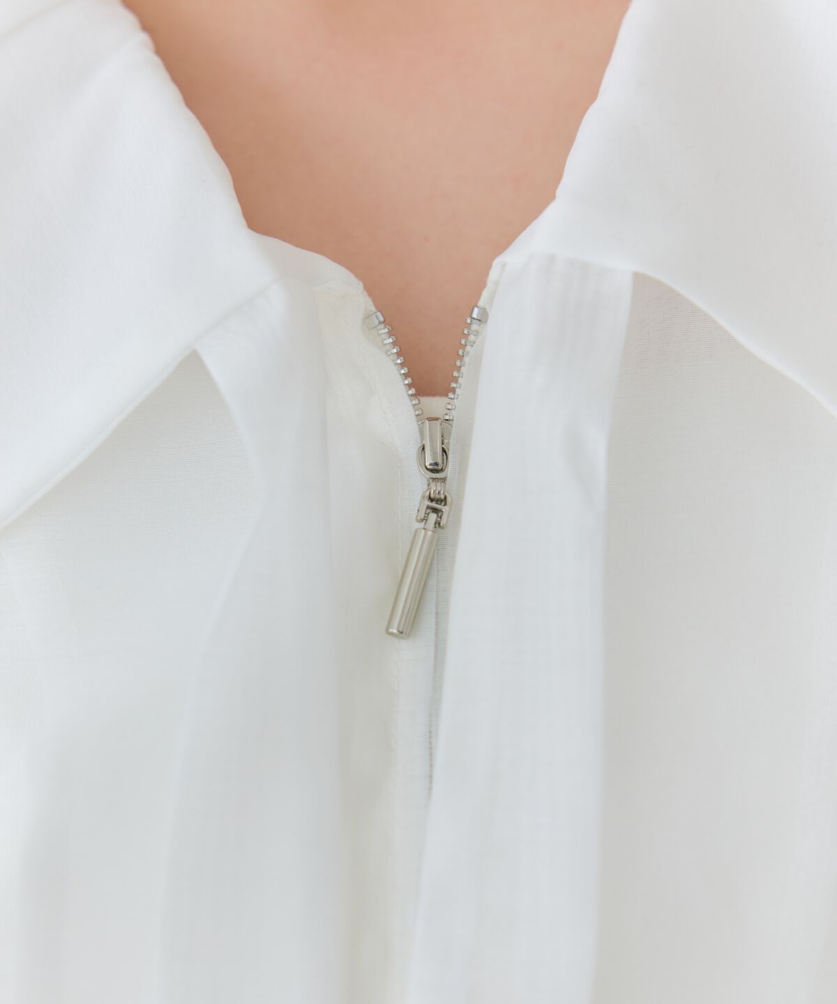 アンドクチュール「オーガンジーBIGカラーパーカー」|パーカー|