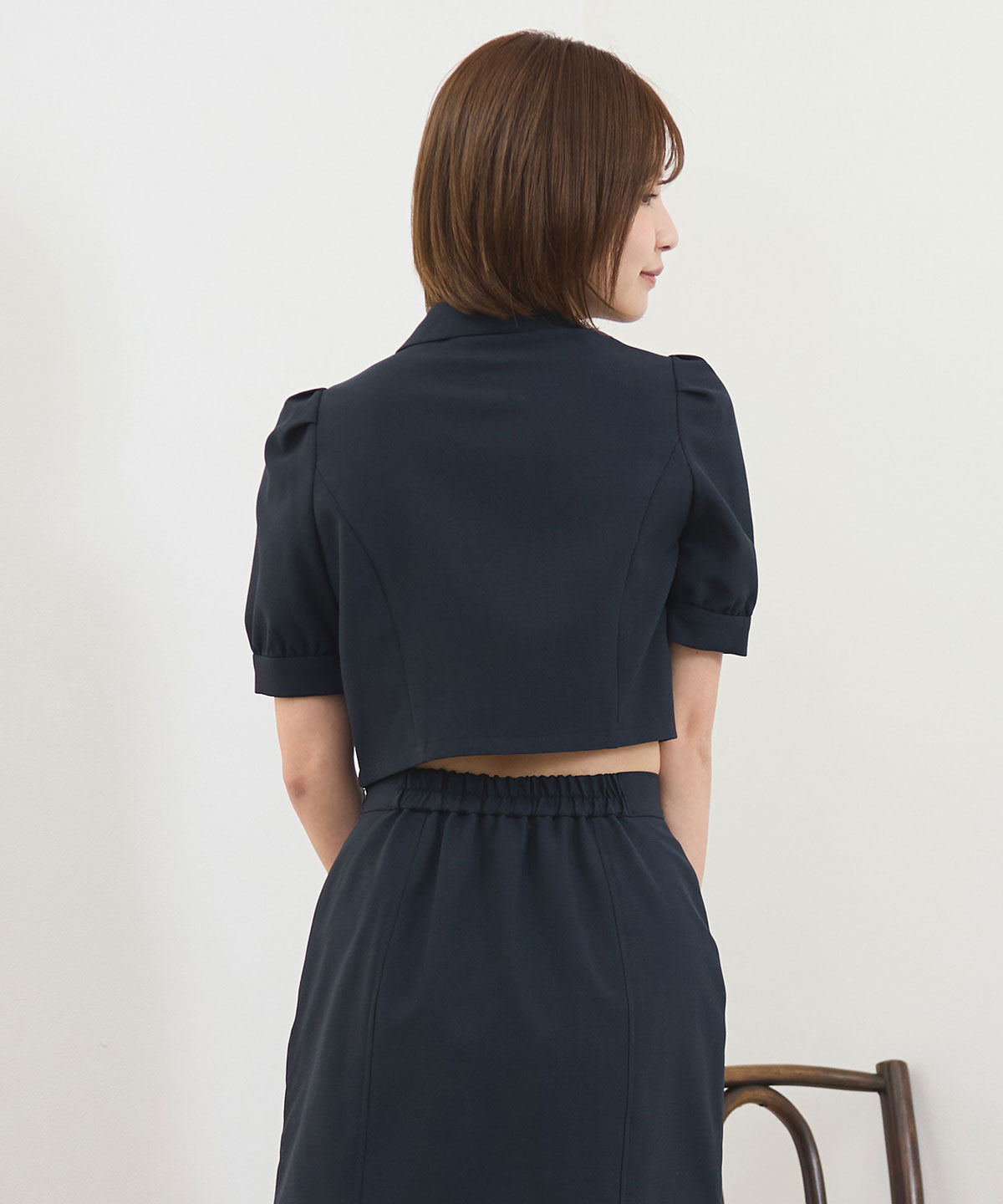 REDYAZEL「レイヤードダブルショートジャケット」|テーラードジャケット|