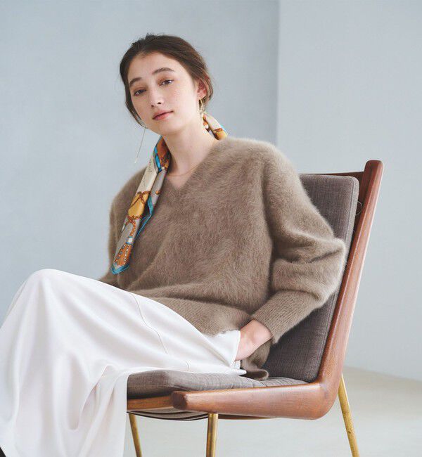 【美品】フォックスカシミヤ ニット　ユナイテッドアローズ フォックスカシミヤ Vネック ニット（UNITED ARROWS）｜ルミネの