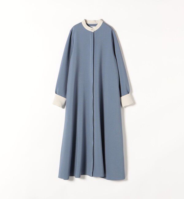 SHIPS any:〈洗濯機可能〉ダブルクロス Aライン シャツワンピース