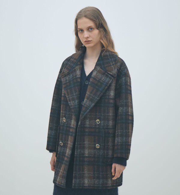 ボンディングチェック ダブルブレストコート（MACPHEE）｜ルミネの