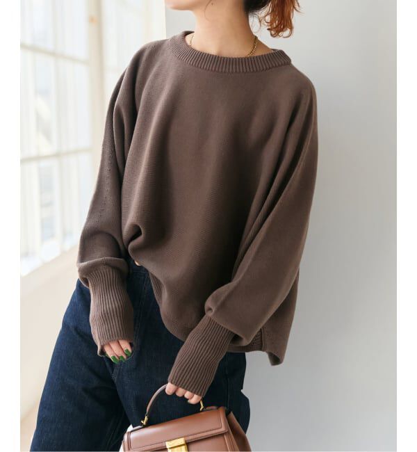 【15400円】SpickandSpan バルキーヤーンドルマンロングリブニット WEB限定 / 追加予約》バルキーヤーンドルマンロングリブニット（Spick