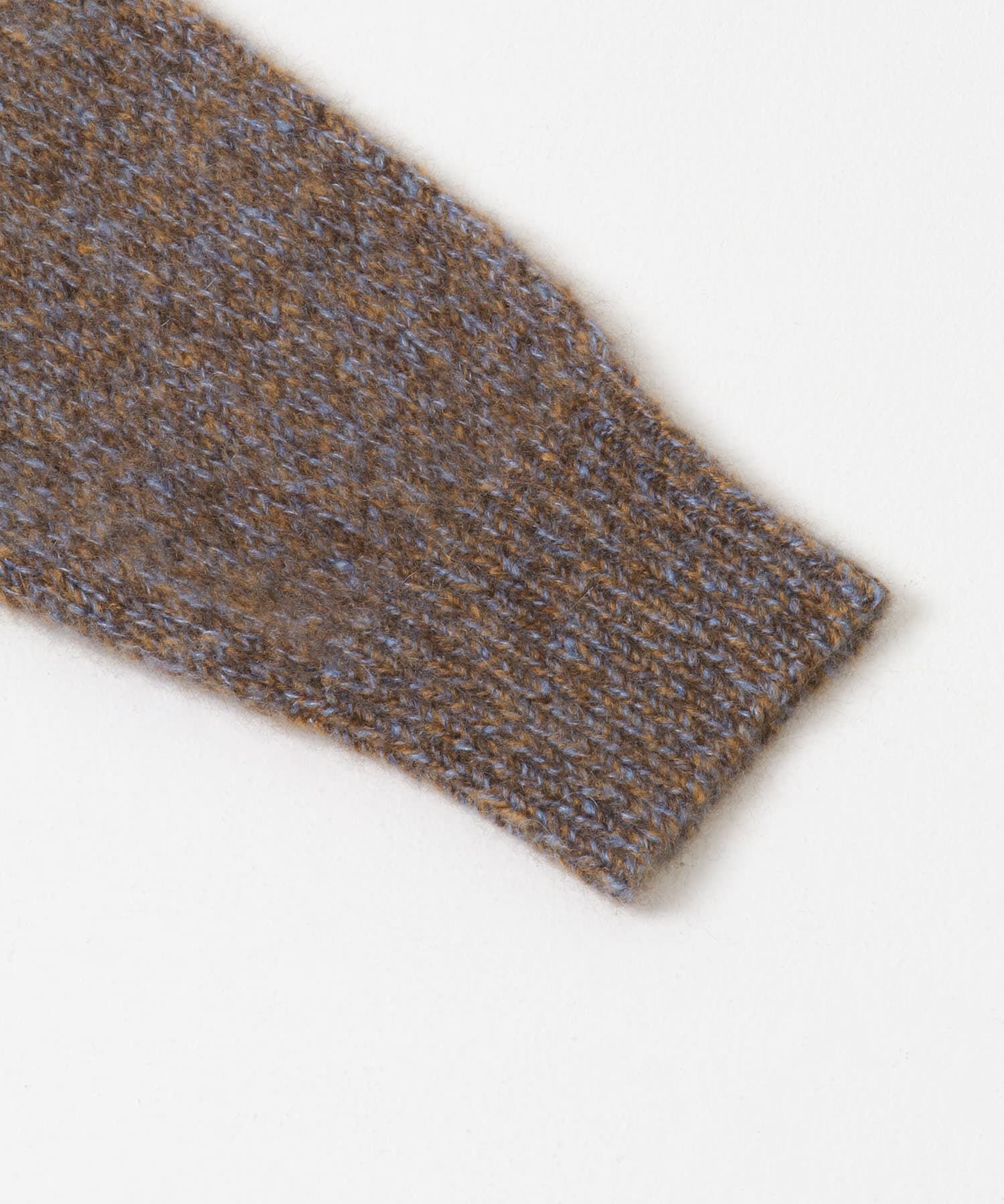 URBAN RESEARCH「new basic　CASHMERE SILK MOULINE CREW-NECK KNIT」|ニット・セーター|