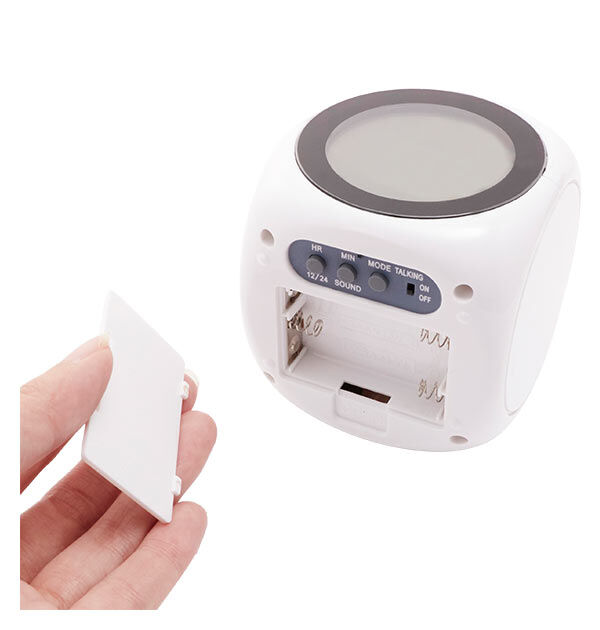 BACKYARD FAMILY「置き時計 おしゃれ デジタル 通販 置時計 夜も見える 時計 プロジェクター 光る ライト 音声」|クロック・置時計|