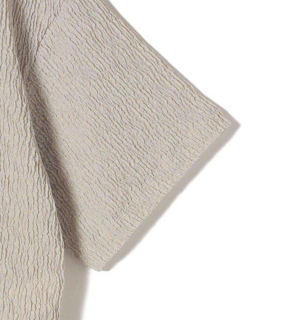 SHIPS for women「〈手洗い可能〉ランダム ブルーゼ ショート スリーブ プルオーバー」|Tシャツ・カットソー|