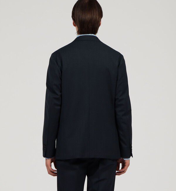 TOMORROWLAND MENS「Super120'sウールポリエスエル シングルブレステッド2Bジャケット」|テーラードジャケット|