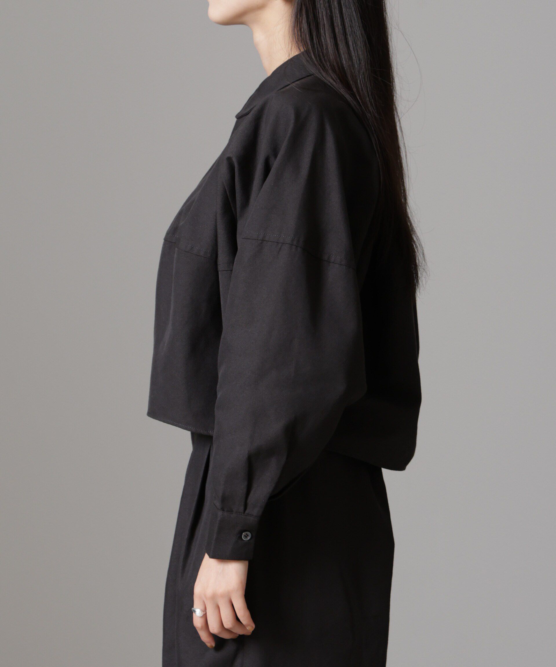 nano･universe「バルーンシルエットシャツ(セットアップ可)」|シャツ・ブラウス|