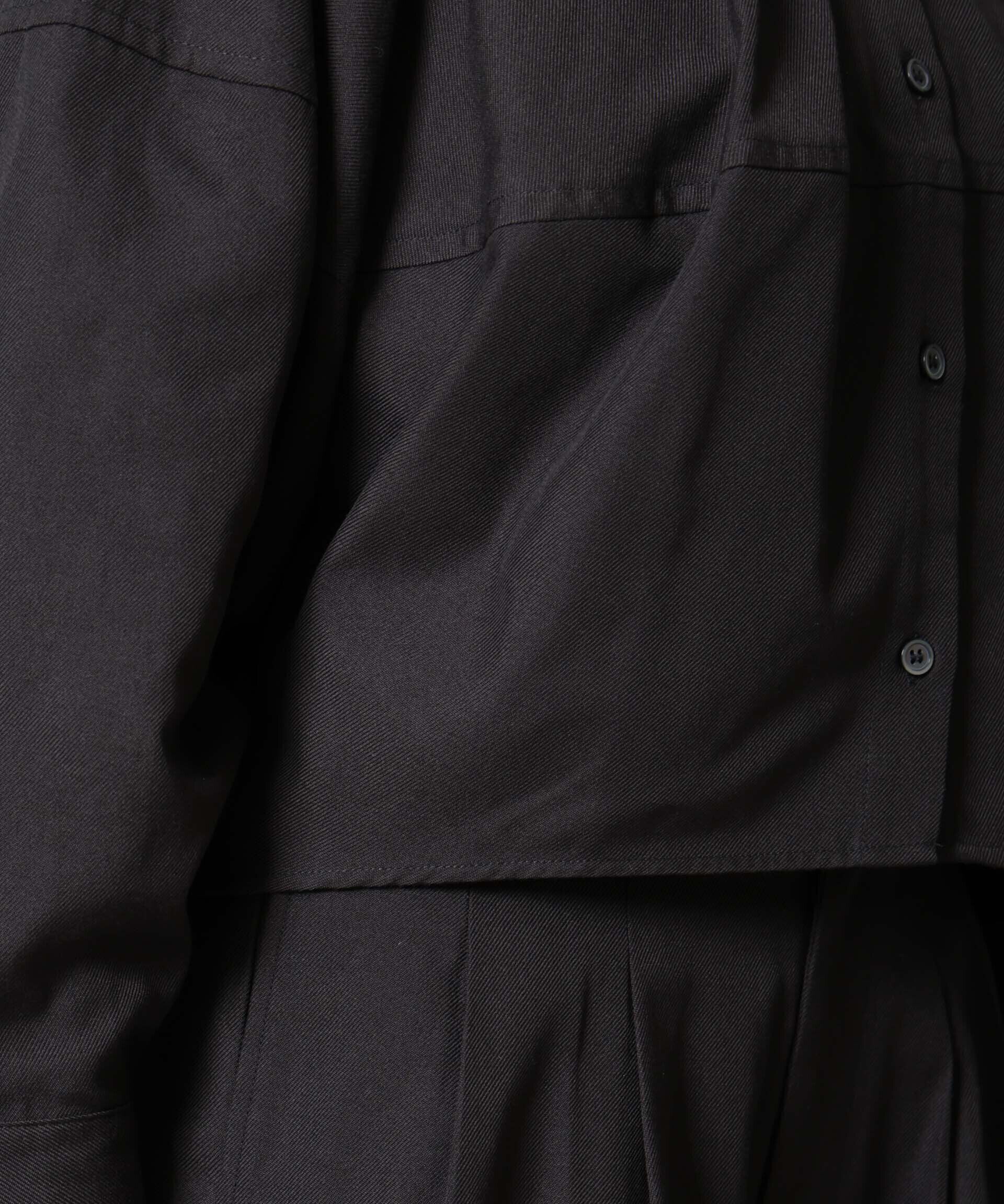 nano･universe「バルーンシルエットシャツ(セットアップ可)」|シャツ・ブラウス|