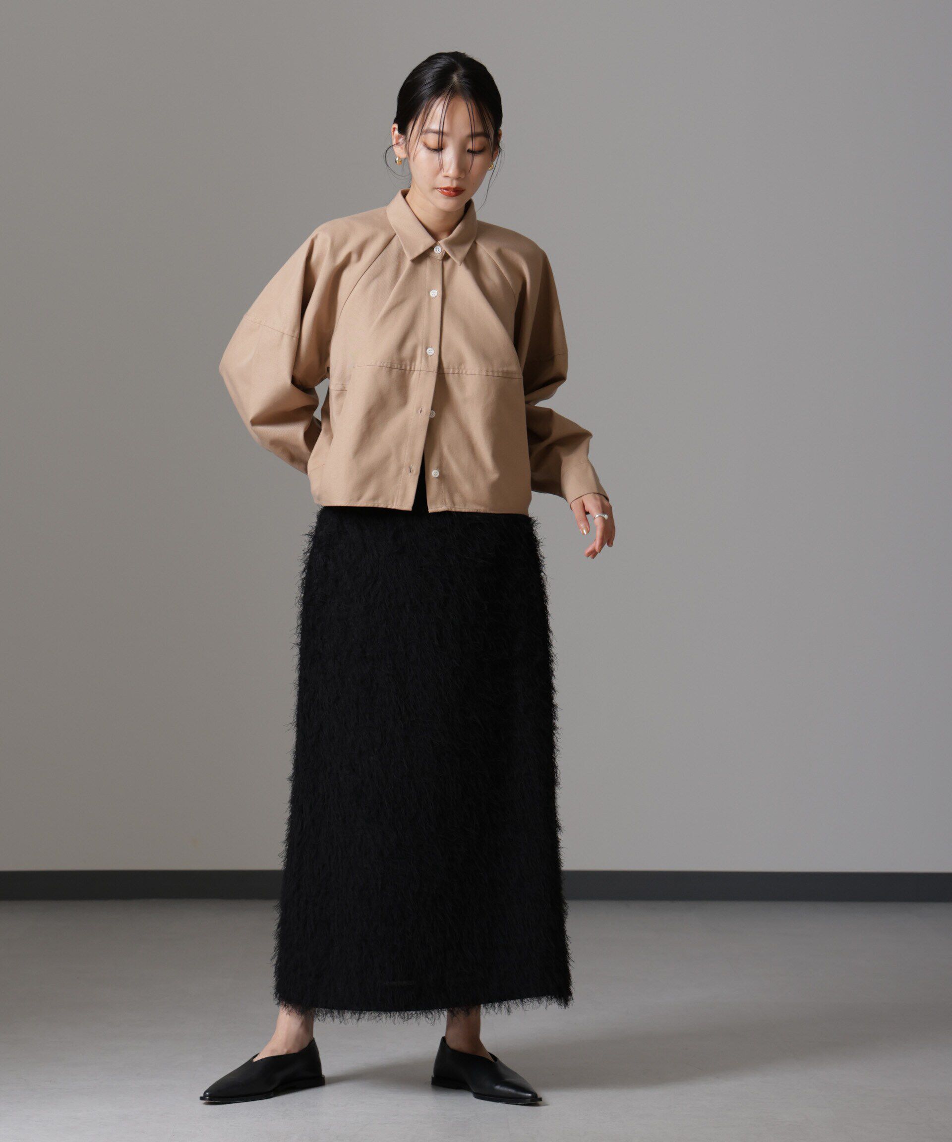 nano･universe「バルーンシルエットシャツ(セットアップ可)」|シャツ・ブラウス|