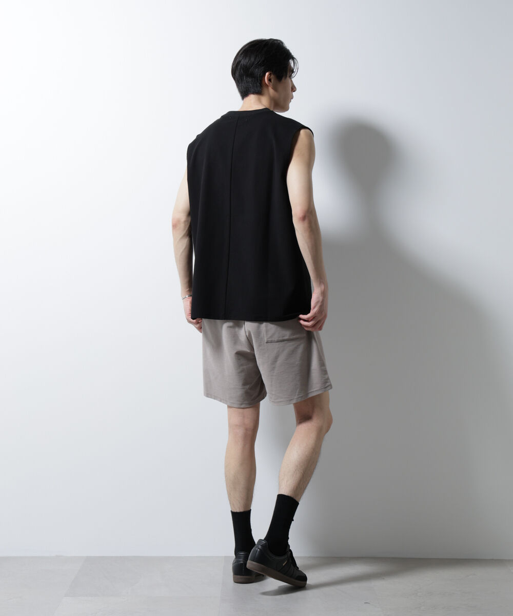 nano･universe「「MC」coveross(R)ツイル調 冷感プレーティング天竺ノースリーブ」|Tシャツ・カットソー|