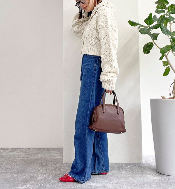 fredy emue「ポップコーンハイネックカーディガン」|ニット・セーター|