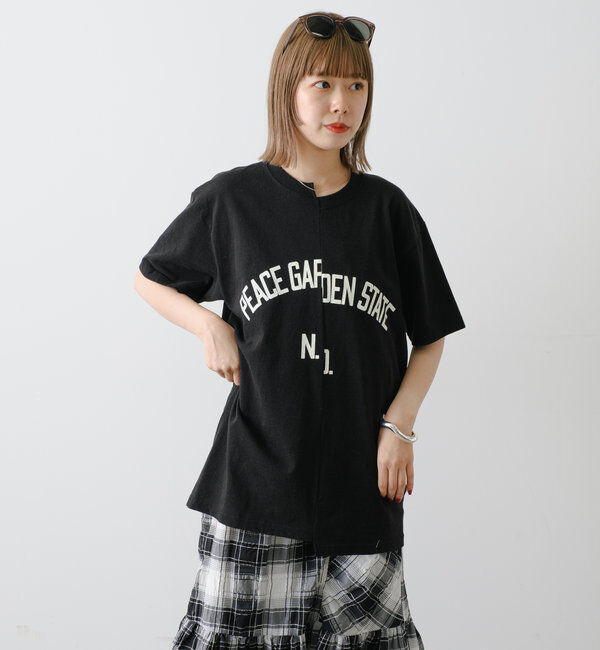  「【WHIMSIC】リメイクプリントTシャツ」|Tシャツ・カットソー|