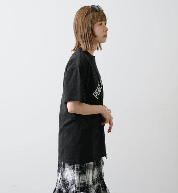  「【WHIMSIC】リメイクプリントTシャツ」|Tシャツ・カットソー|