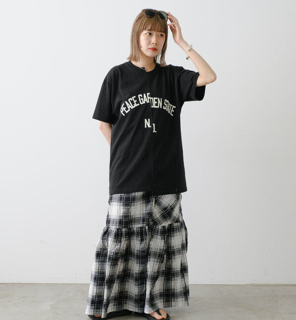  「【WHIMSIC】リメイクプリントTシャツ」|Tシャツ・カットソー|