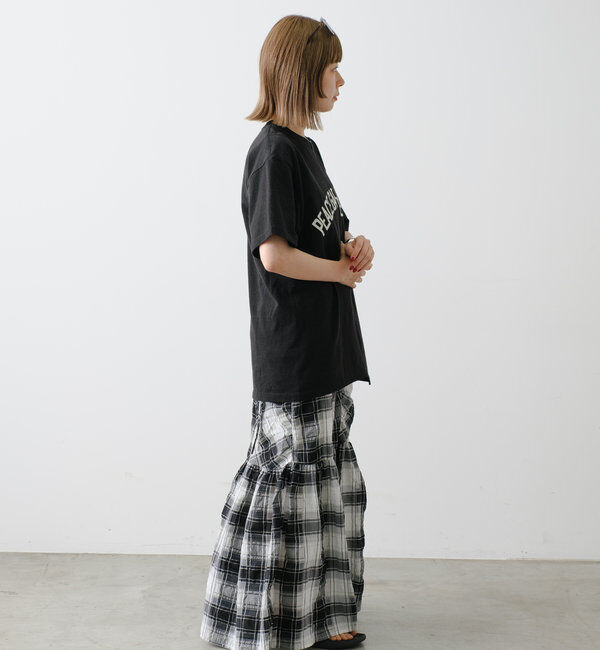  「【WHIMSIC】リメイクプリントTシャツ」|Tシャツ・カットソー|