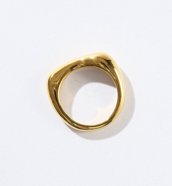  「【R.good(アールドットグッド)】フラットスクエアリング」|リング|