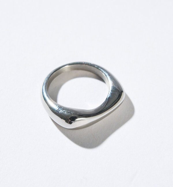  「【R.good(アールドットグッド)】フラットスクエアリング」|リング|