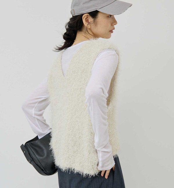  「シャギーニットベスト」|ニット・セーター|