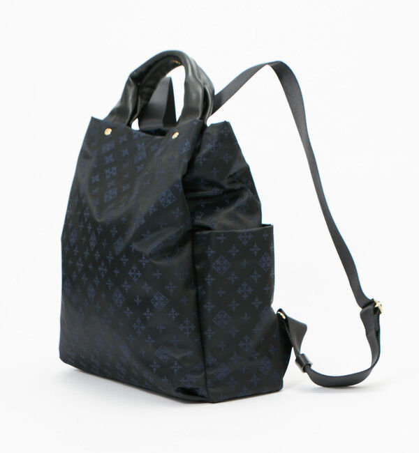  「ナイロンジャガード2ハンドルリュックサック」|リュック|