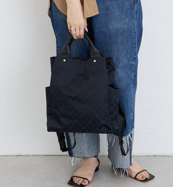  「ナイロンジャガード2ハンドルリュックサック」|リュック|