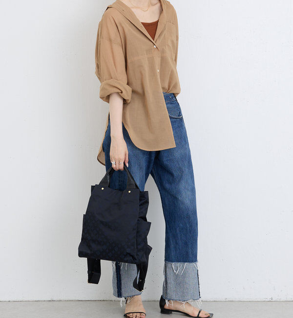  「ナイロンジャガード2ハンドルリュックサック」|リュック|