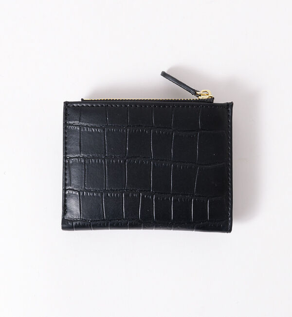 Rouge vif「【mieux un】クロコ風型押しミニウォレット」|財布|