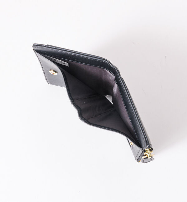 Rouge vif「【mieux un】クロコ風型押しミニウォレット」|財布|