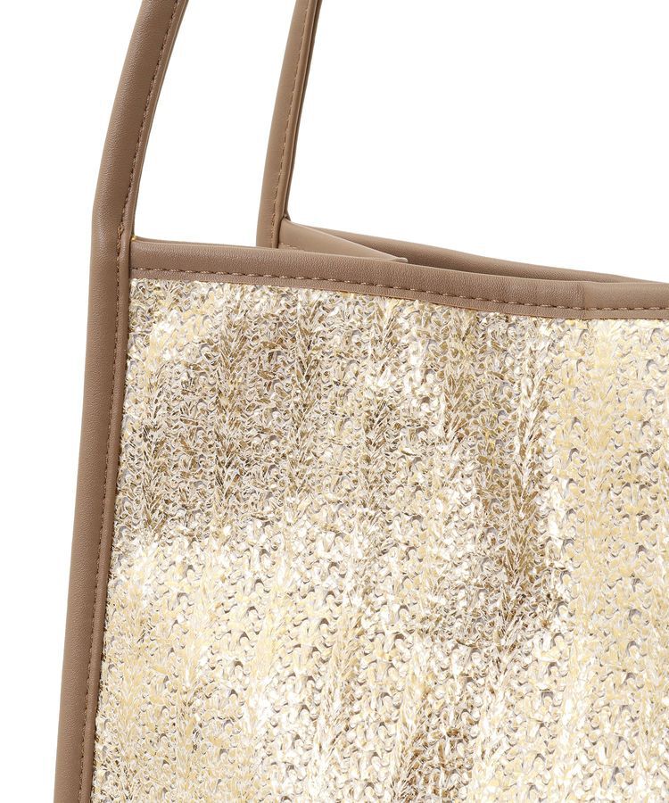 armonia「andmikkaパイピング箔雑材トートバック」|トートバッグ|