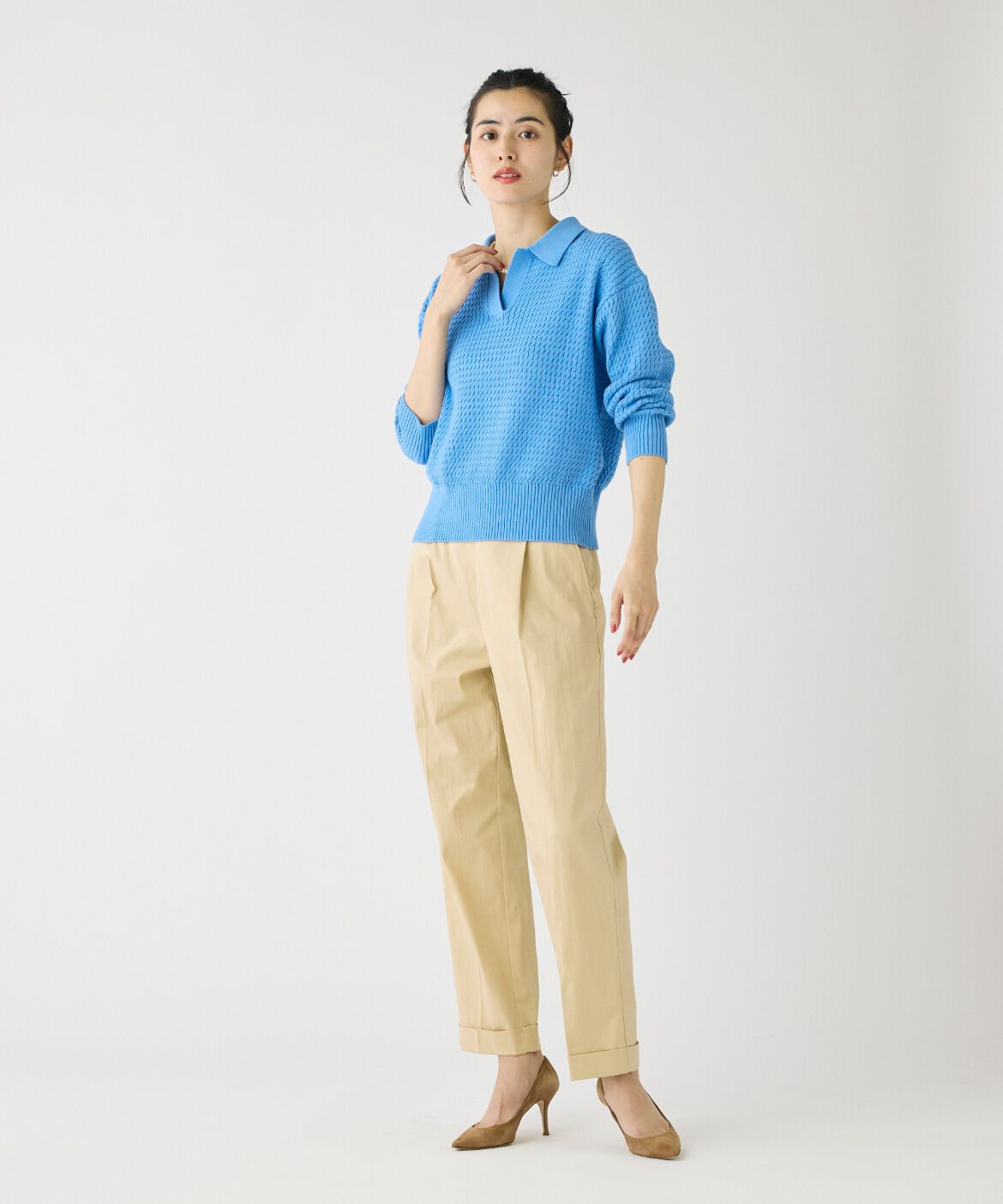 DAY by DAY it&rsquo;s international「ワンタックテーパードパンツ」|スラックス|