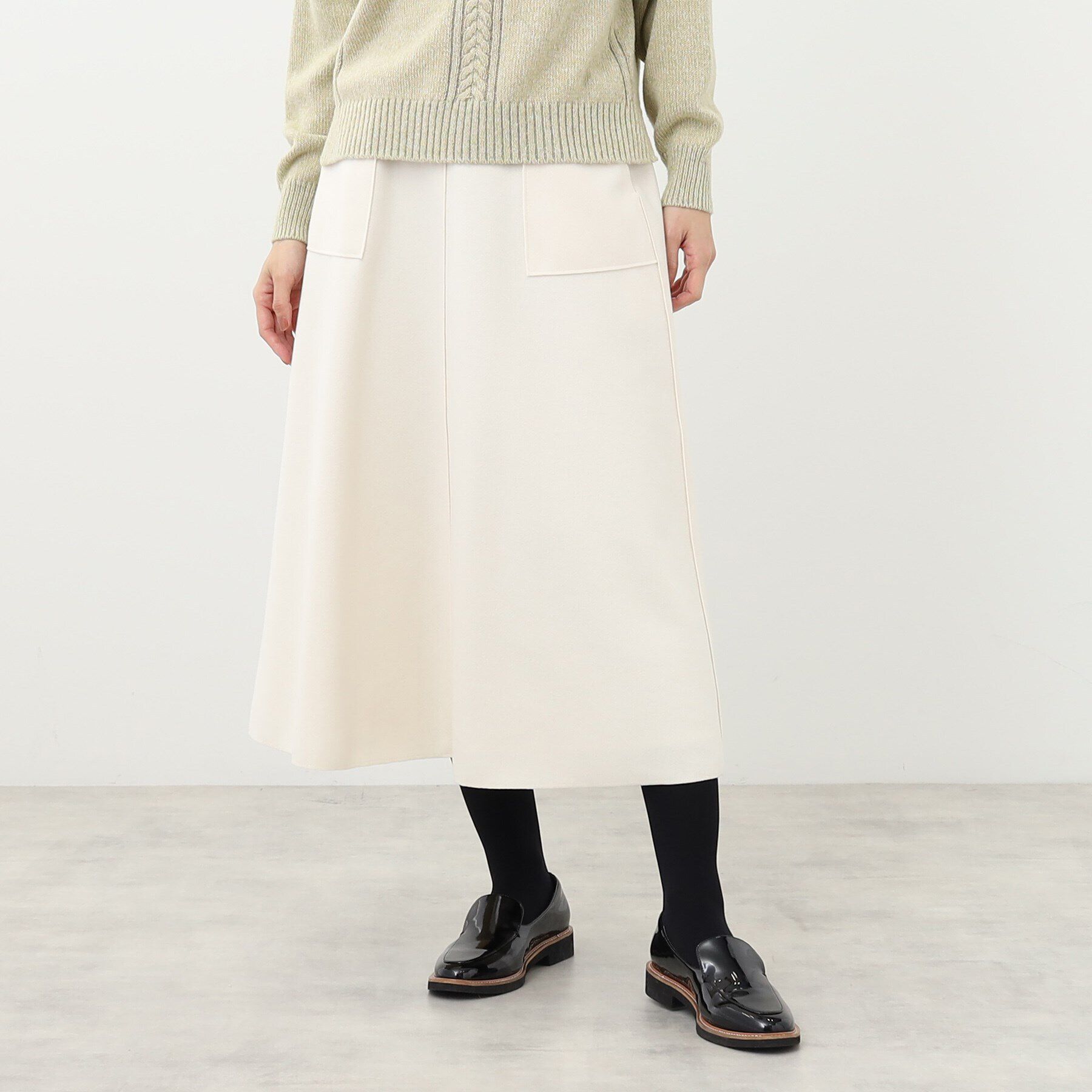 Reflect「【E‐QUALITY】エアリーAラインスカート」|スカート|