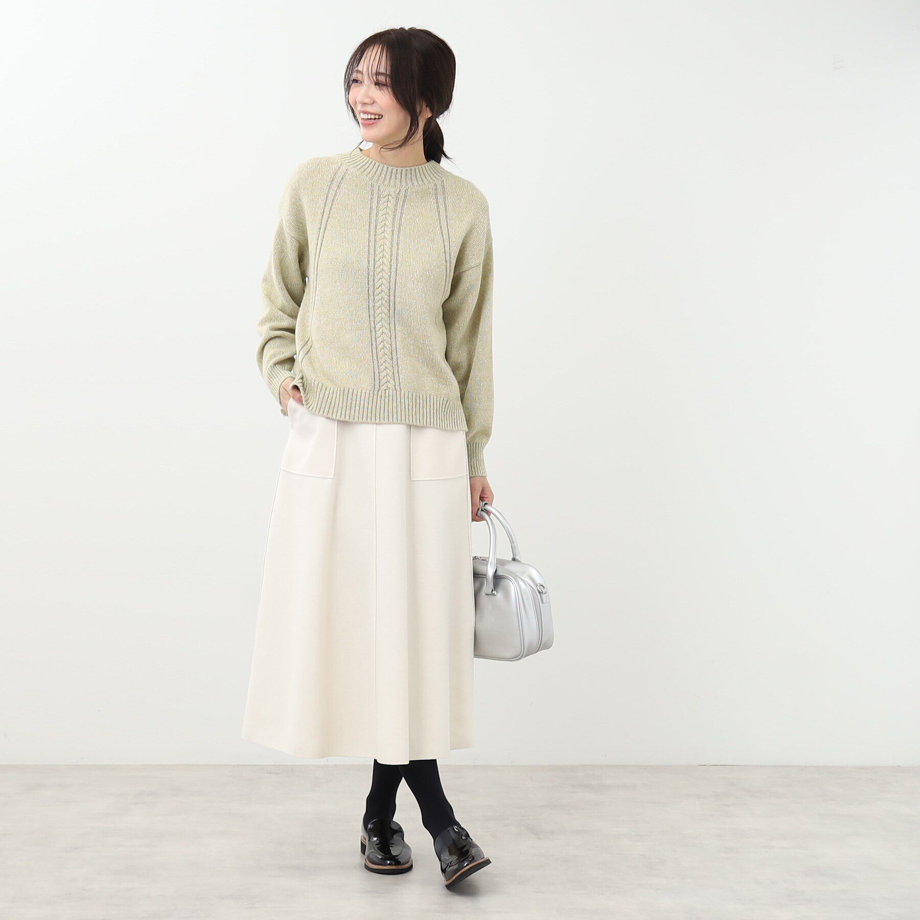 Reflect「【E‐QUALITY】エアリーAラインスカート」|スカート|