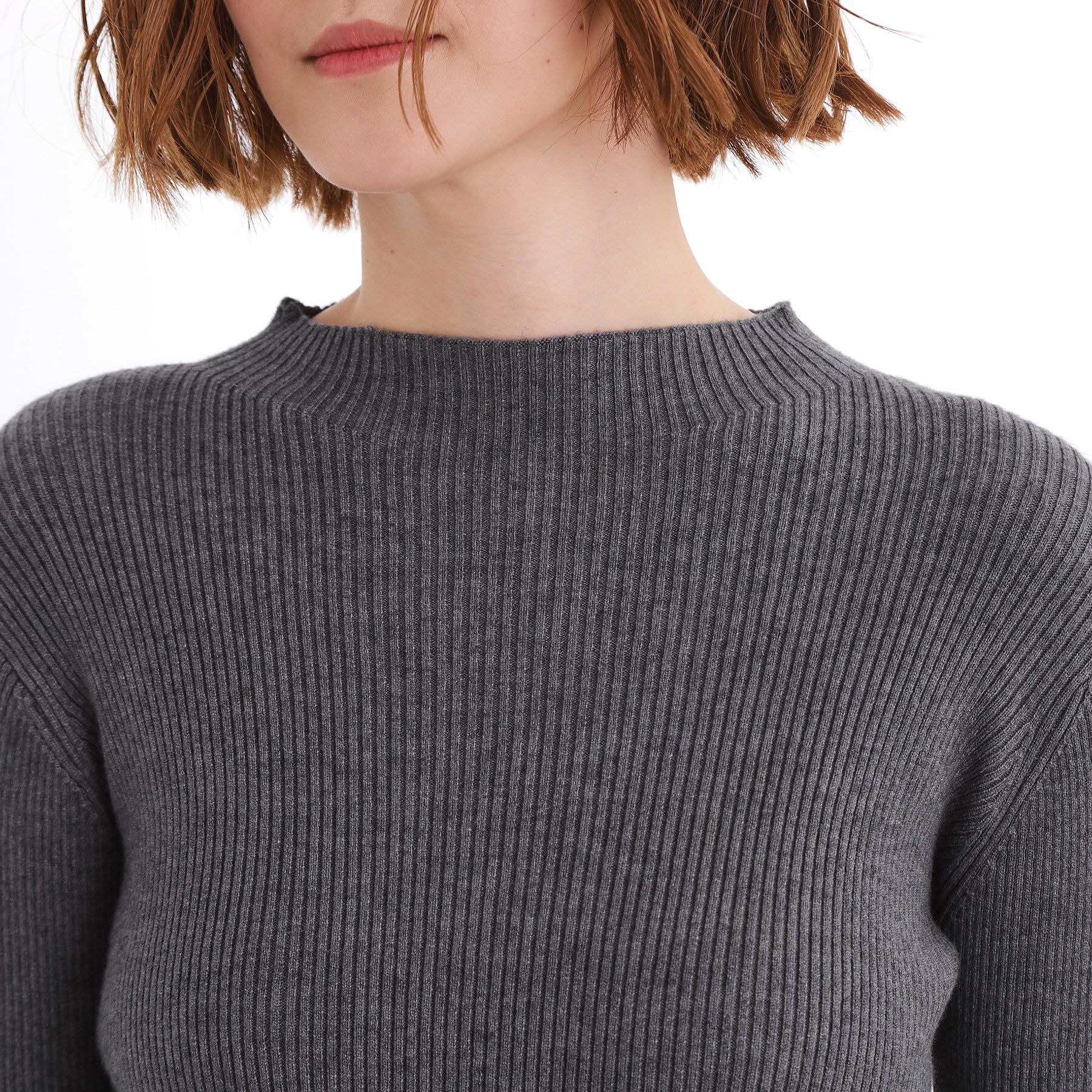 grove「ベーシックリブニットプルオーバー」|ニット・セーター|