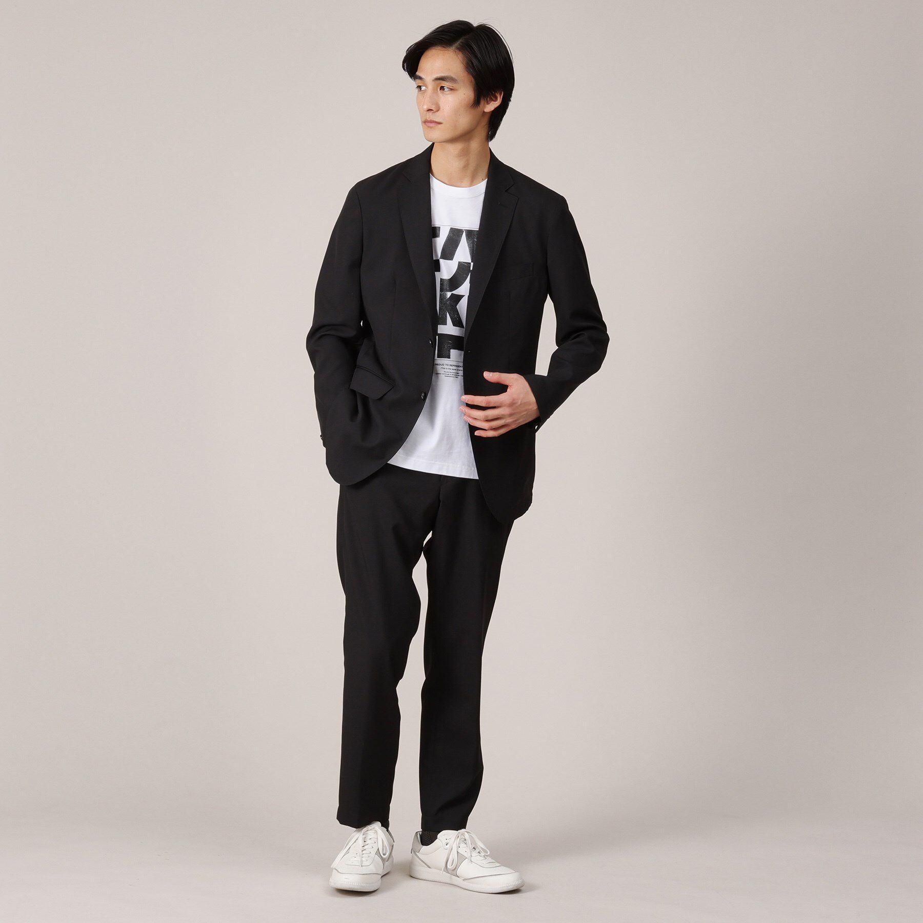 TAKEO KIKUCHI「【LIMITED】コンフォータブル セットアップ /ジャケット＆パンツ」|テーラードジャケット|